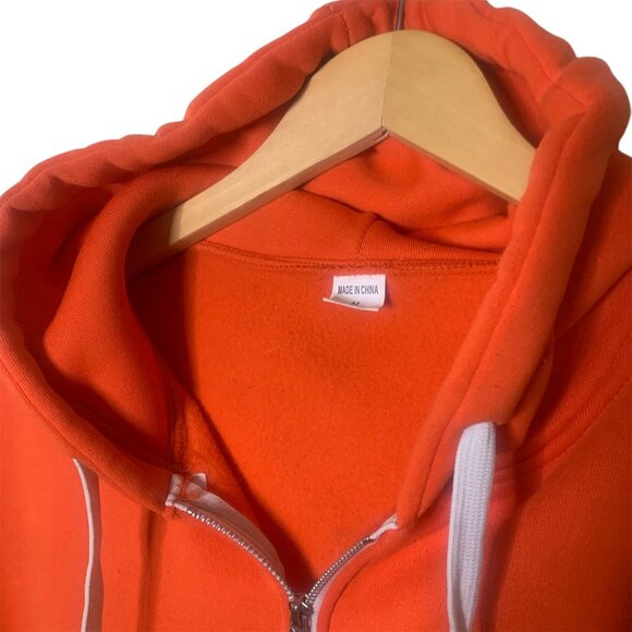 Zip Hoodie, Orange - Picture 3 of 4